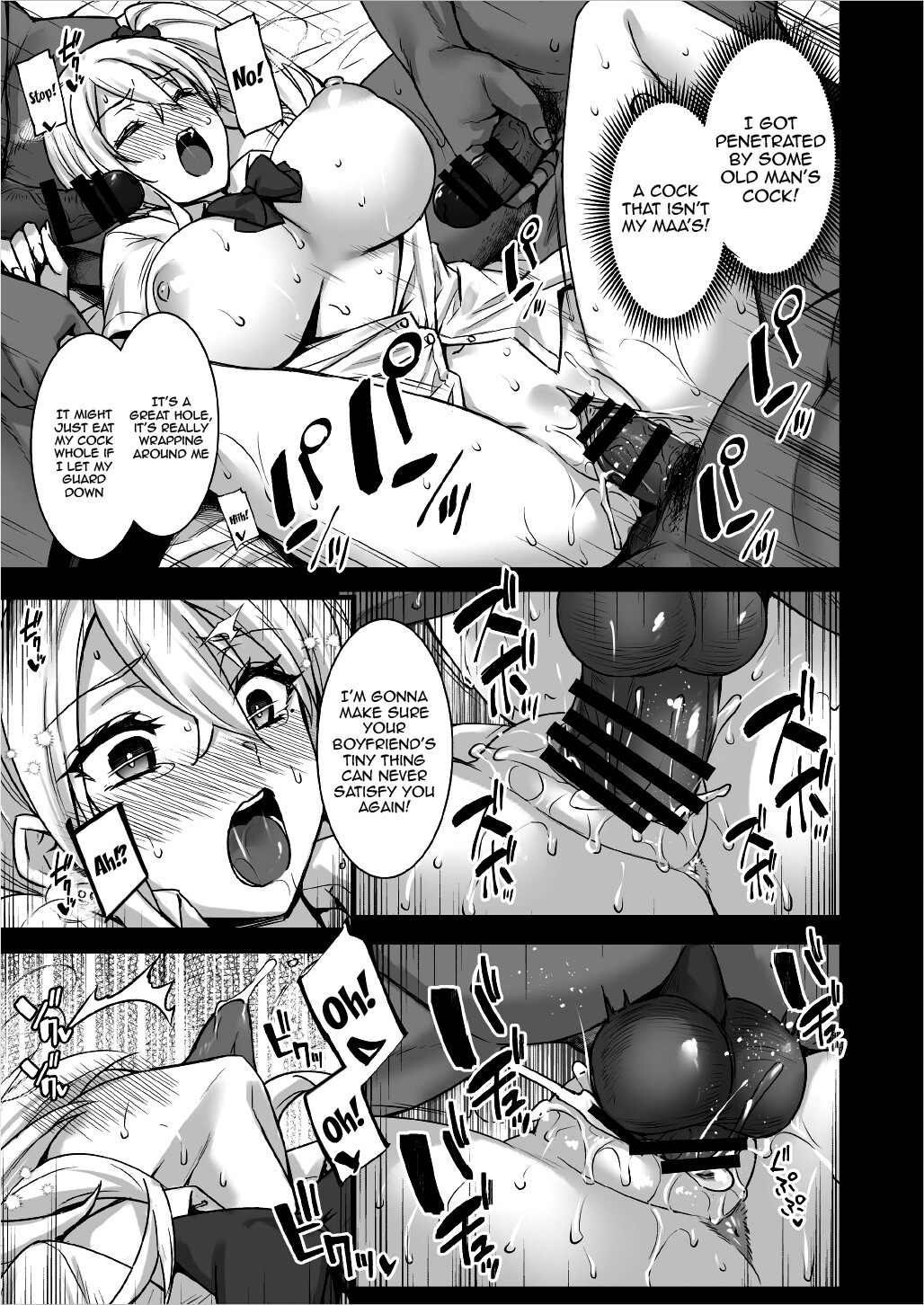 Hentai Manga Comic-Rental Breeding Old Men 4 ~Gang Banging A Gal As Punishment For Blackmailing Through Sugar Daddy Services~-Read-22